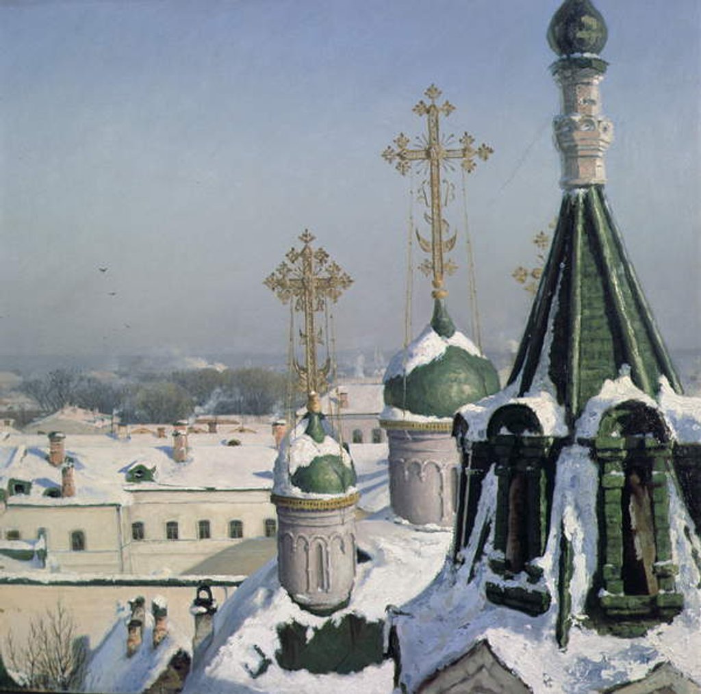 Detail of View from a Window of the Moscow School of Painting, 1878 by Sergei Ivanovich Svetoslavsky
