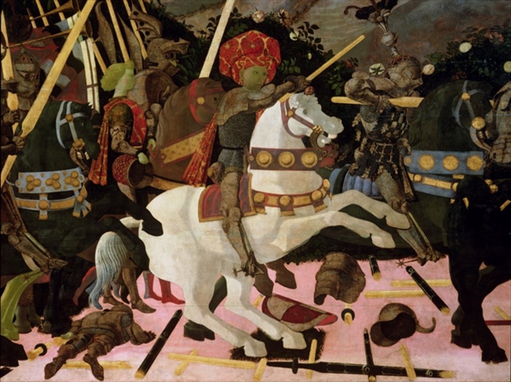 Detail of The Battle of San Romano, c.1450-60 by Paolo Uccello