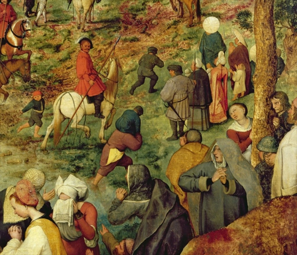 Detail of The Road to Calvary, 1564 by Pieter the Elder Bruegel