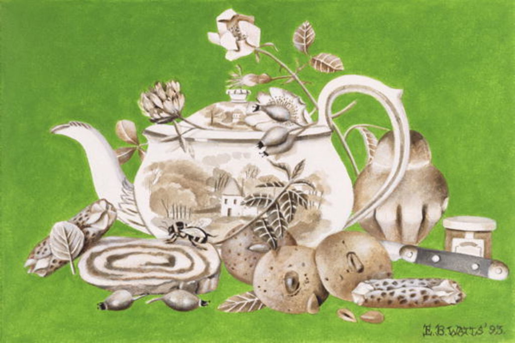 Detail of Tea, 1993 by E.B. Watts