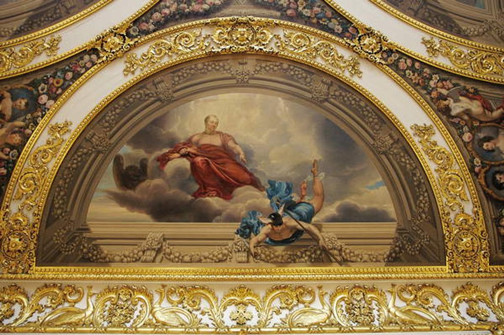 Detail of Jupiter dispatching Mercury on a mission, Elizabeth Saloon by Matthew Cotes Wyatt