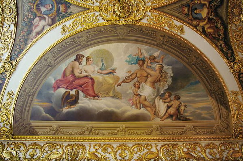 Detail of The Myth of Jupiter and Juno, Elizabeth Saloon by Matthew Cotes Wyatt