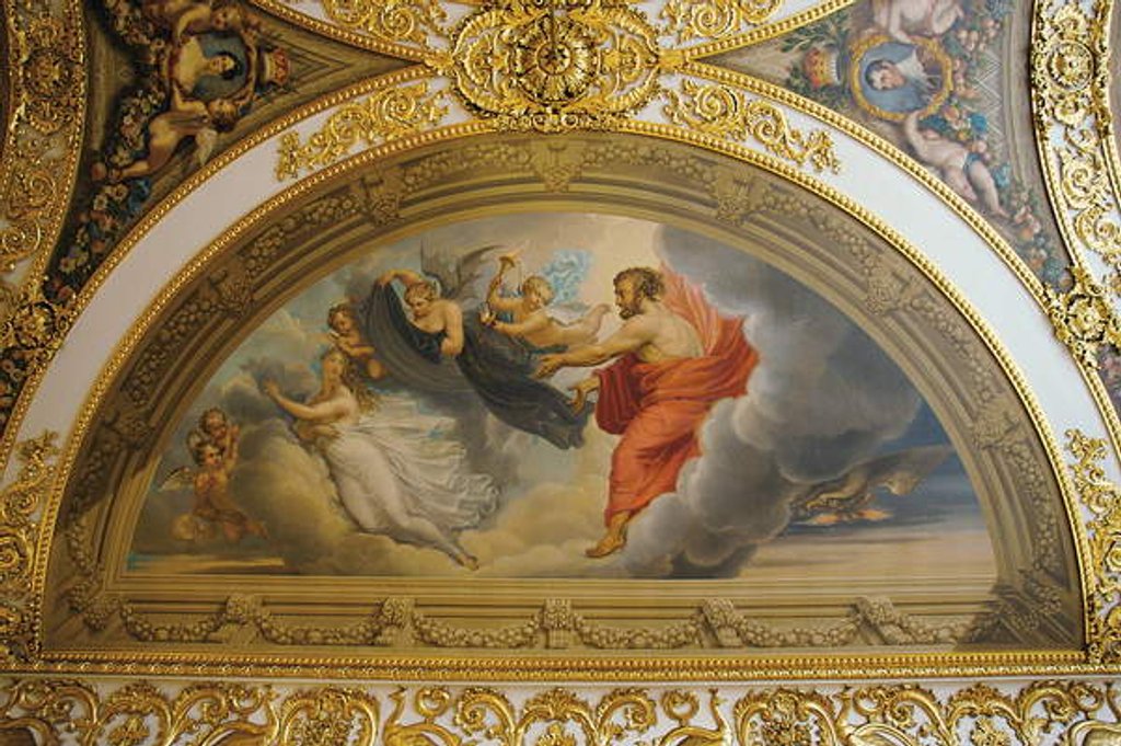 Detail of Jupiter with Cupid and Venus by Matthew Cotes Wyatt