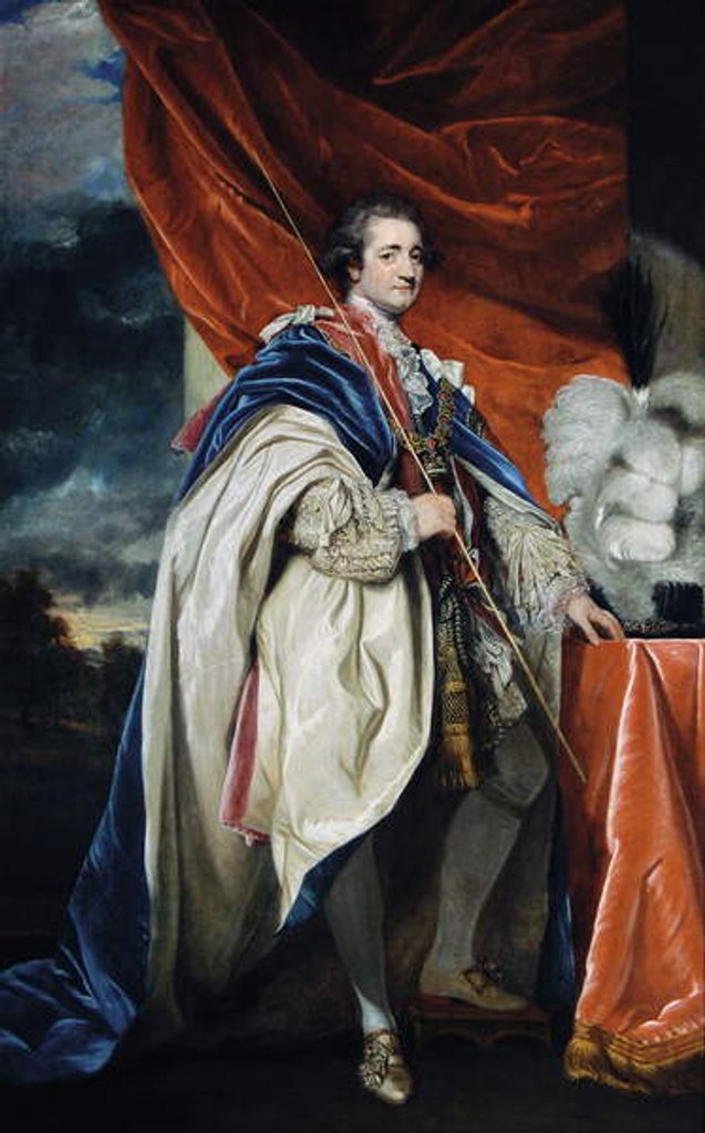 Detail of Charles Manners, 4th Duke of Rutland by Joshua Reynolds