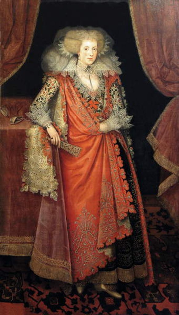 Detail of Cecily Tufton Manners, Countess of Rutland, c. 1612-1615 by Marcus the Younger Gheeraerts