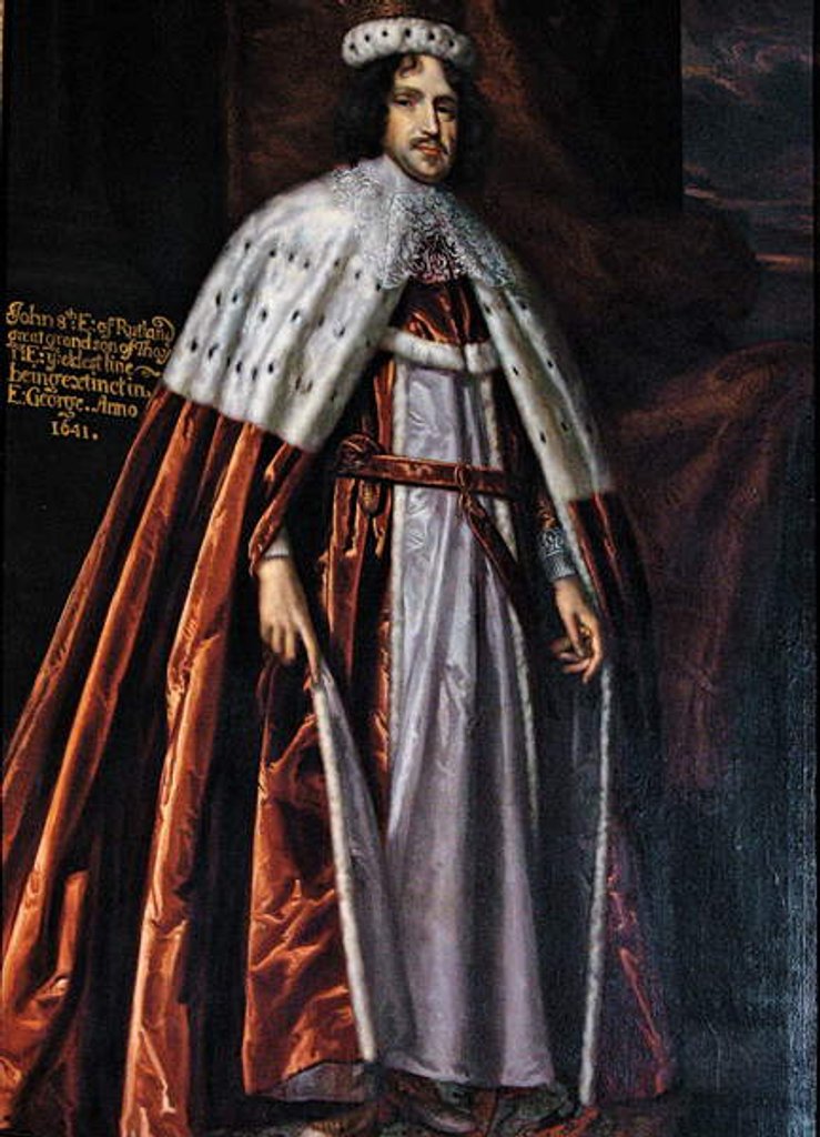 Detail of John Manners, 8th Earl of Rutland, c.1675 by Jeremias van der Eyden