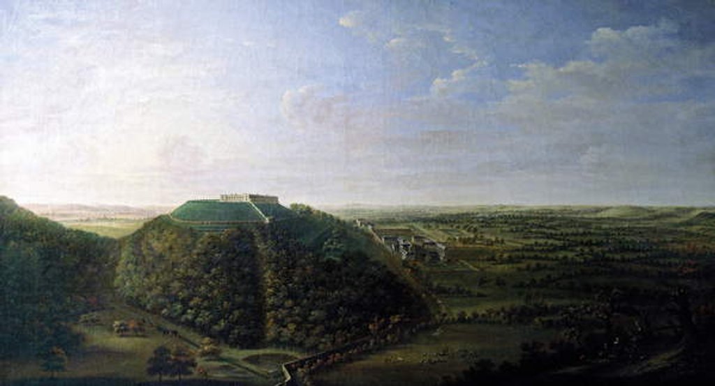 Detail of View of Belvoir Castle, 1744 by Jan the Younger Griffier
