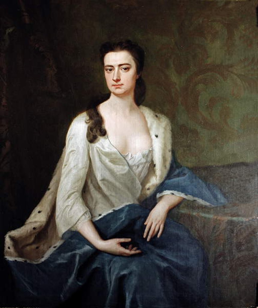 Detail of Bridget Sutton, 3rd Duchess of Rutland by Godfrey Kneller