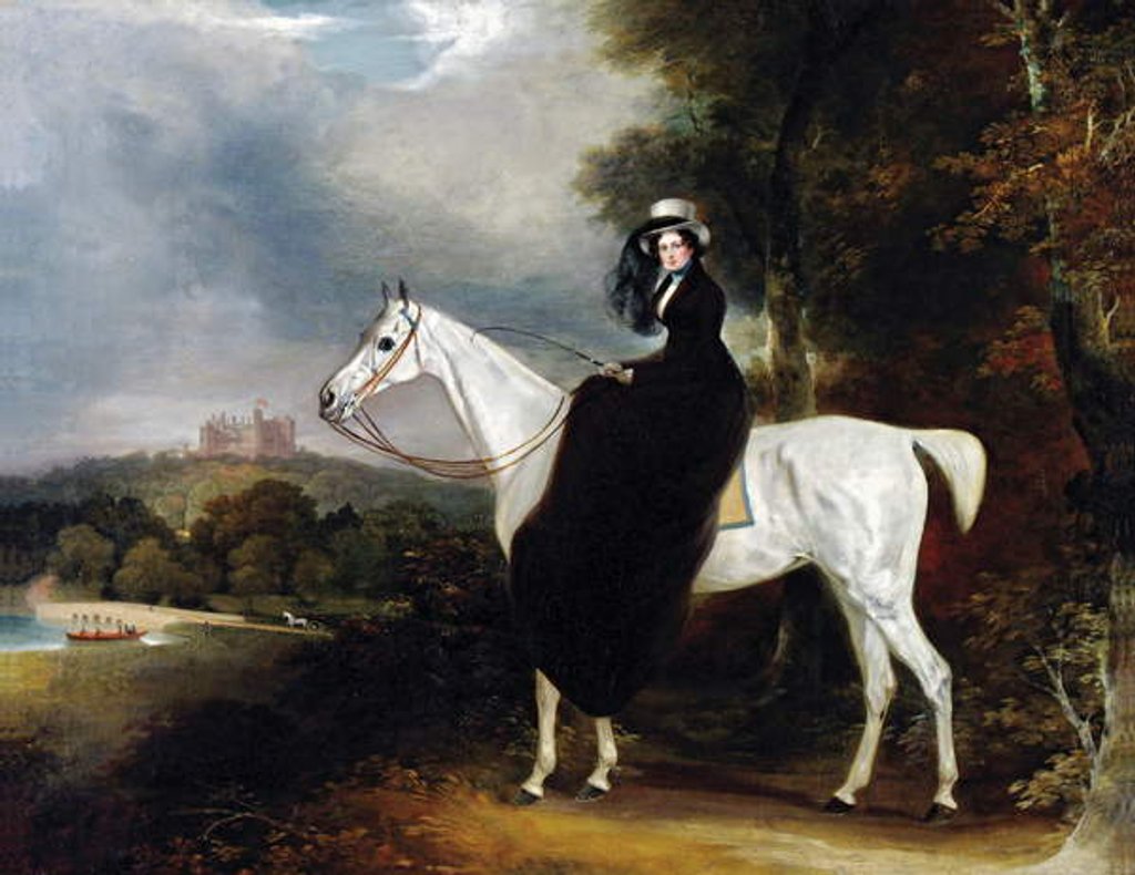 Detail of Elizabeth, Duchess of Rutland by George Sanders