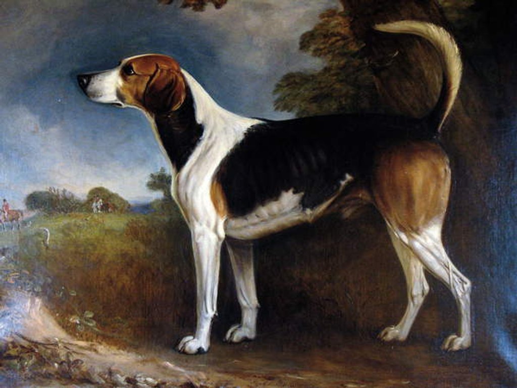 Detail of Rallywood, 1850 by John E. Ferneley