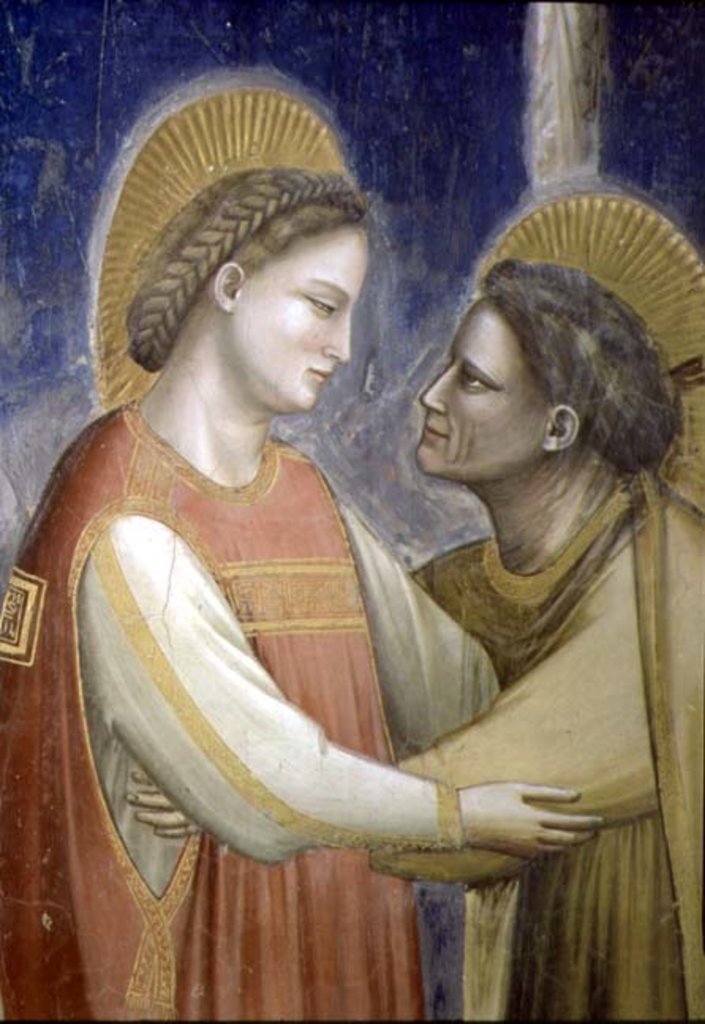 Detail of The Visitation by Giotto
