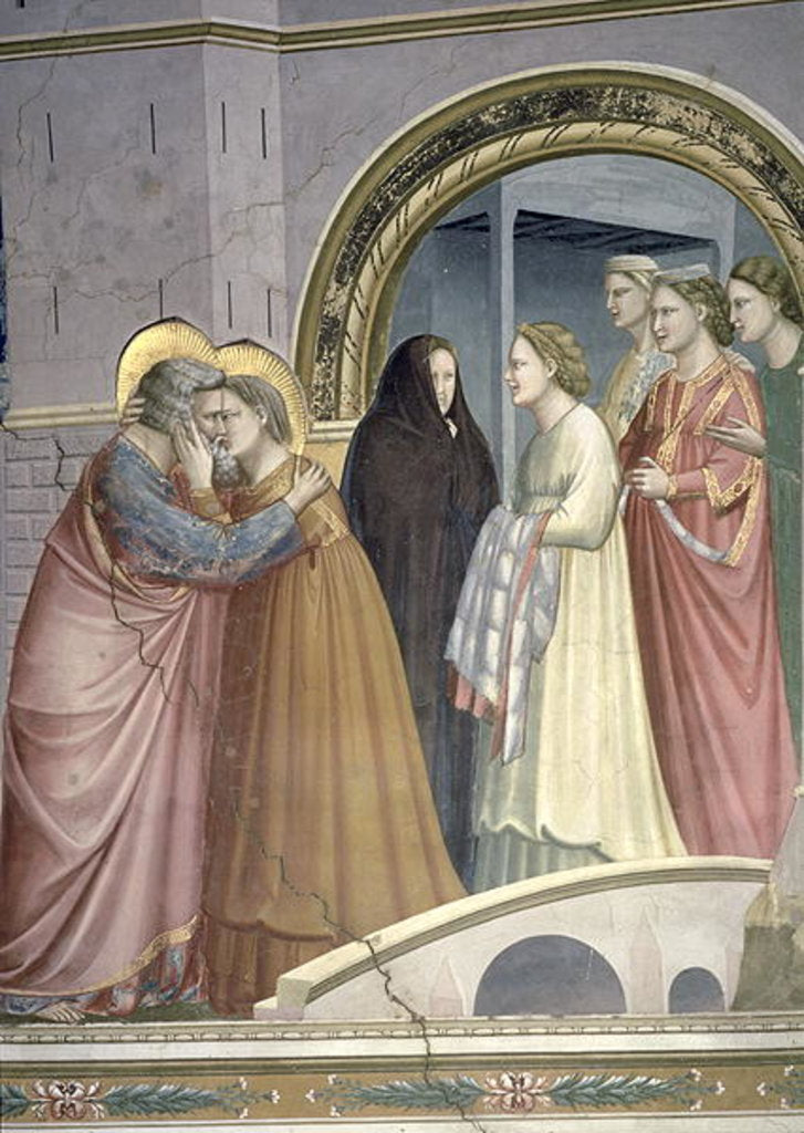 Detail of The Meeting at the Golden Gate by Giotto