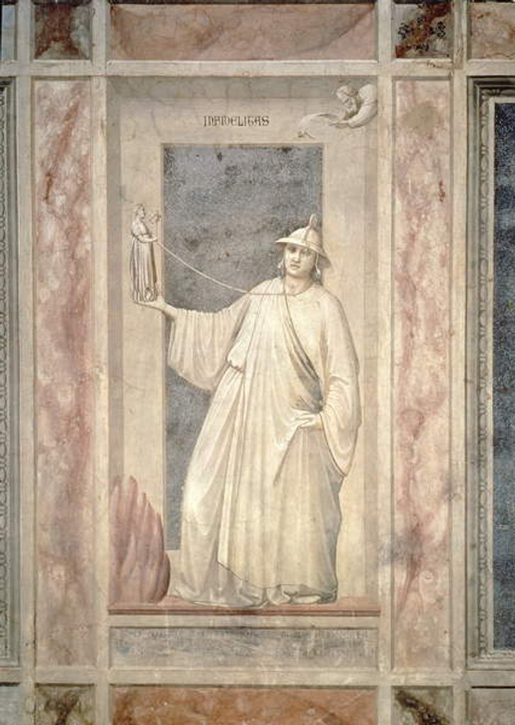 Detail of Infidelity, c.1305 by Giotto