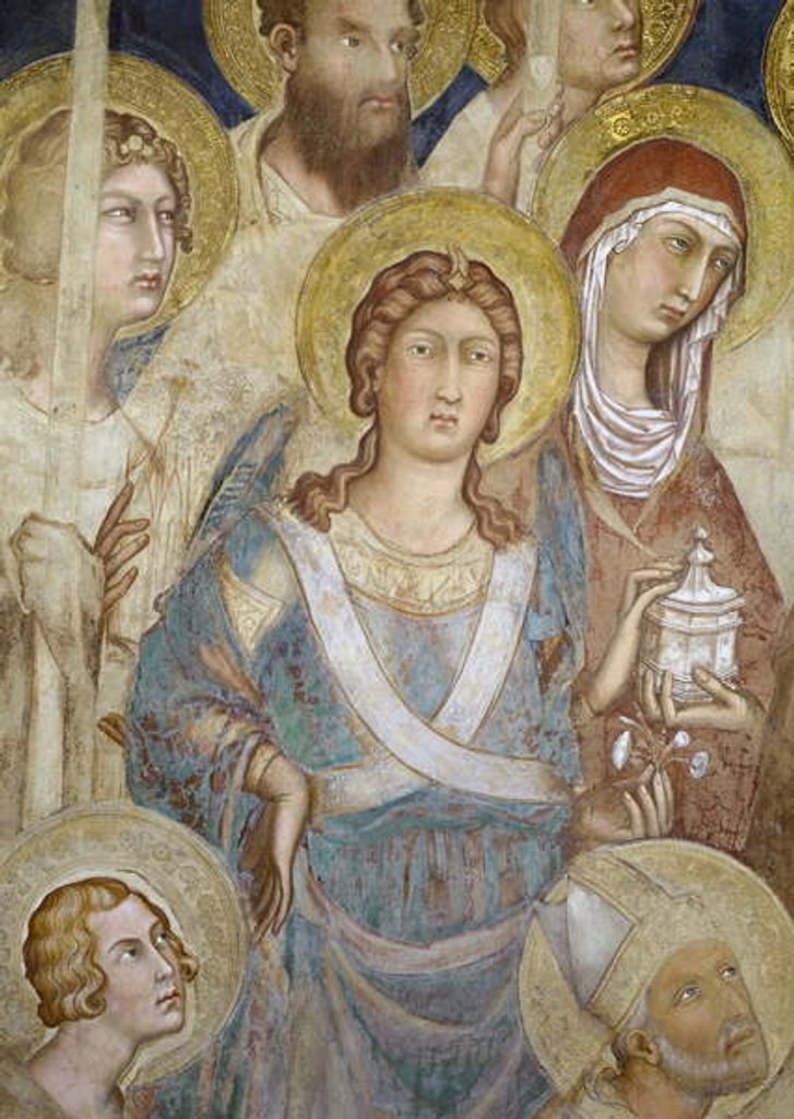 Detail of Maesta by Simone Martini