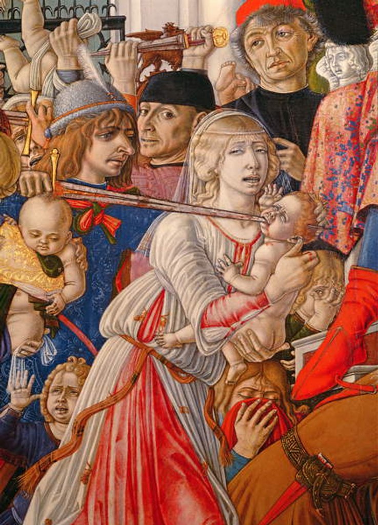 Detail of The Massacre of the Innocents by Matteo di Giovanni di Bartolo