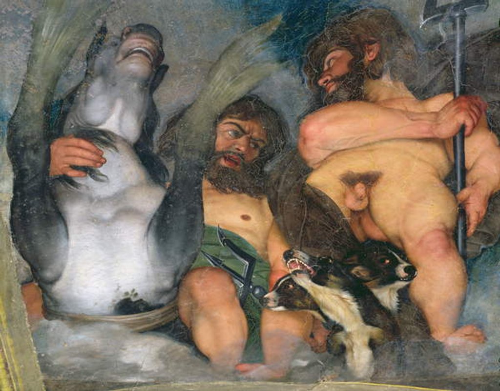 Detail of Allegory of the Elements, the Universe and Signs of the Zodiac by Michelangelo Merisi da Caravaggio