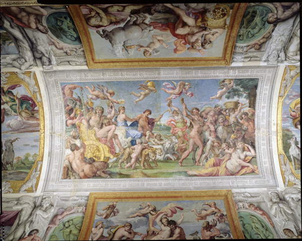 Detail of The 'Galleria di Carracci' detail of the Triumph of Bacchus and Ariadne, 1597-1604 by Annibale Carracci