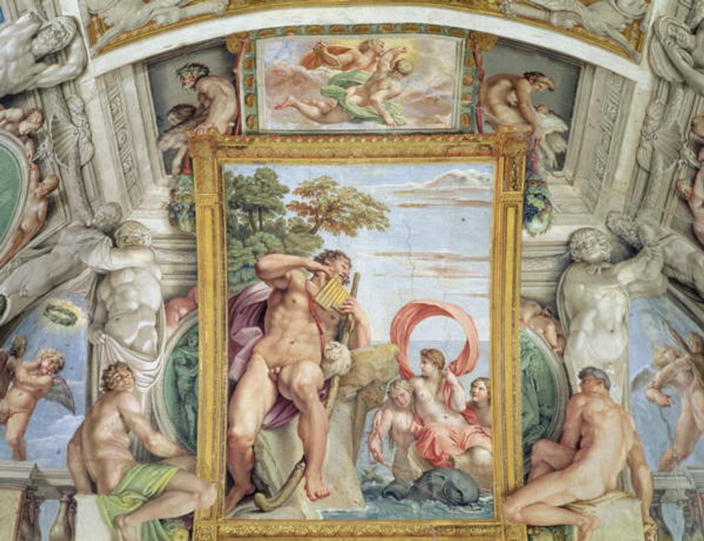 Detail of The 'Galleria Carracci' detail of Polyphemus and Galatea, 1597-1604 by Annibale Carracci