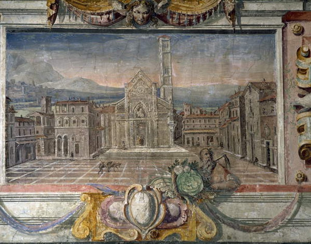 Detail of Bedroom by Nanni di B. Bigio & Bartolomeo Ammannati