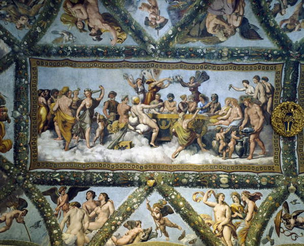 Detail of The Marriage of Cupid and Psyche by Giulio Romano