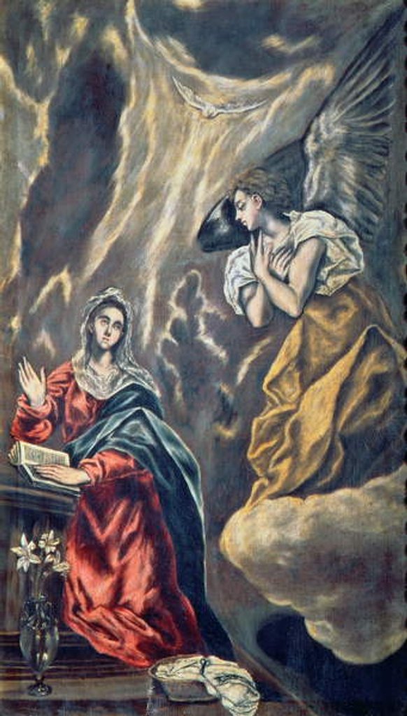 Detail of The Annunciation, 1600-05 by El Greco