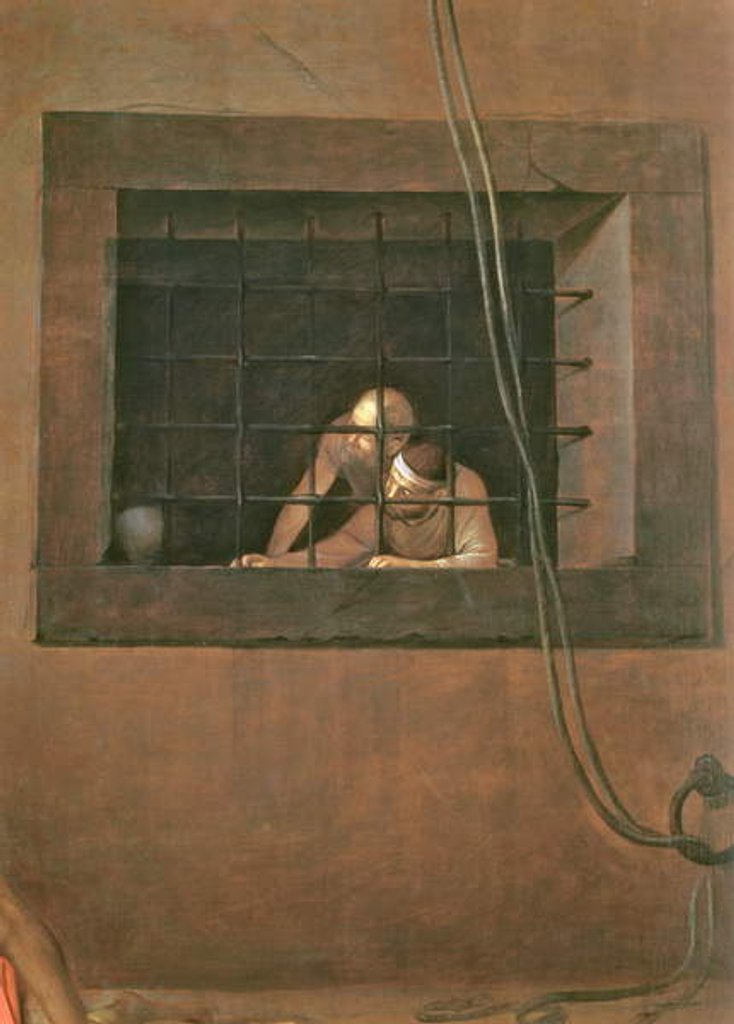 Detail of The Decapitation of St. John the Baptist, 1608 by Michelangelo Merisi da Caravaggio