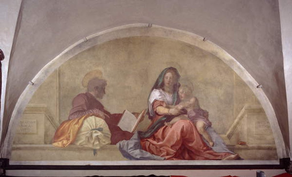 Detail of Madonna del Sacco, 1525 by Andrea del Sarto