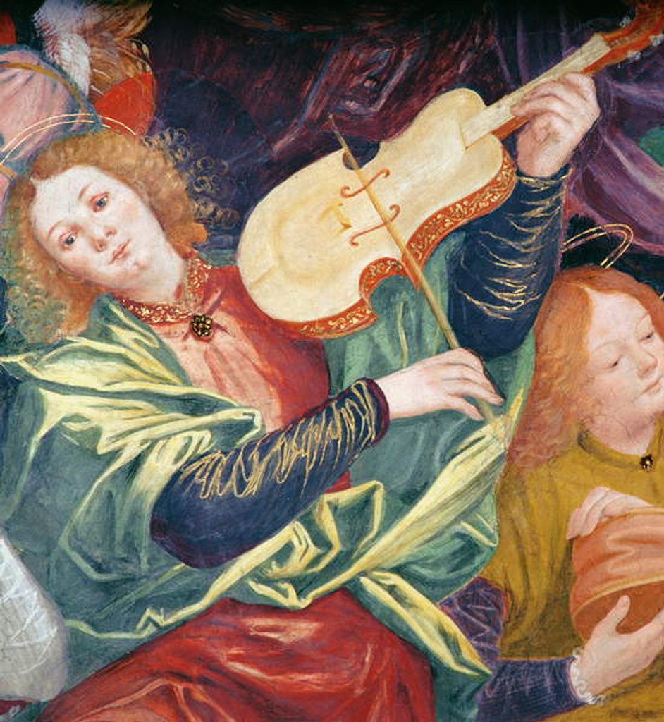 Detail of The Concert of Angels, 1534-36 by Gaudenzio Ferrari