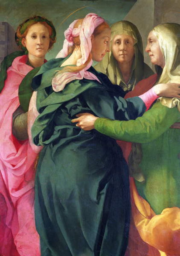 Detail of The Visitation, 1528-30 by Jacopo Pontormo