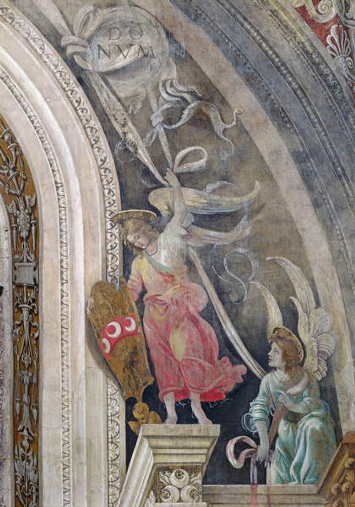 Detail of Two angels by Filippino Lippi