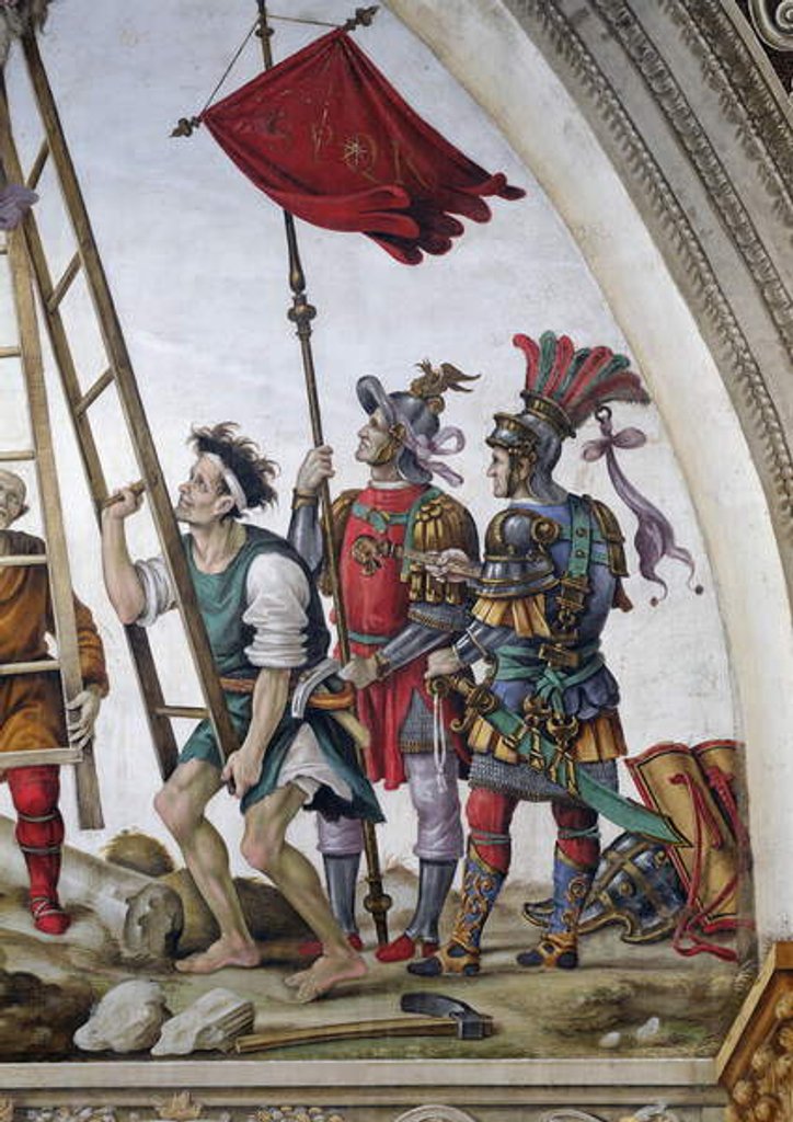 Detail of Martyrdom of St. Philip, south wall of Strozzi Chapel, c.1497-1502 by Filippino Lippi