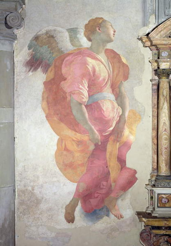 Detail of The Visitation by Jacopo Pontormo