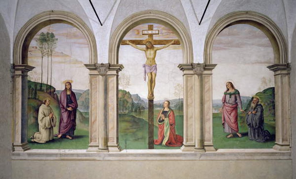 Detail of The Crucifixion, 1494-96 by Pietro Perugino
