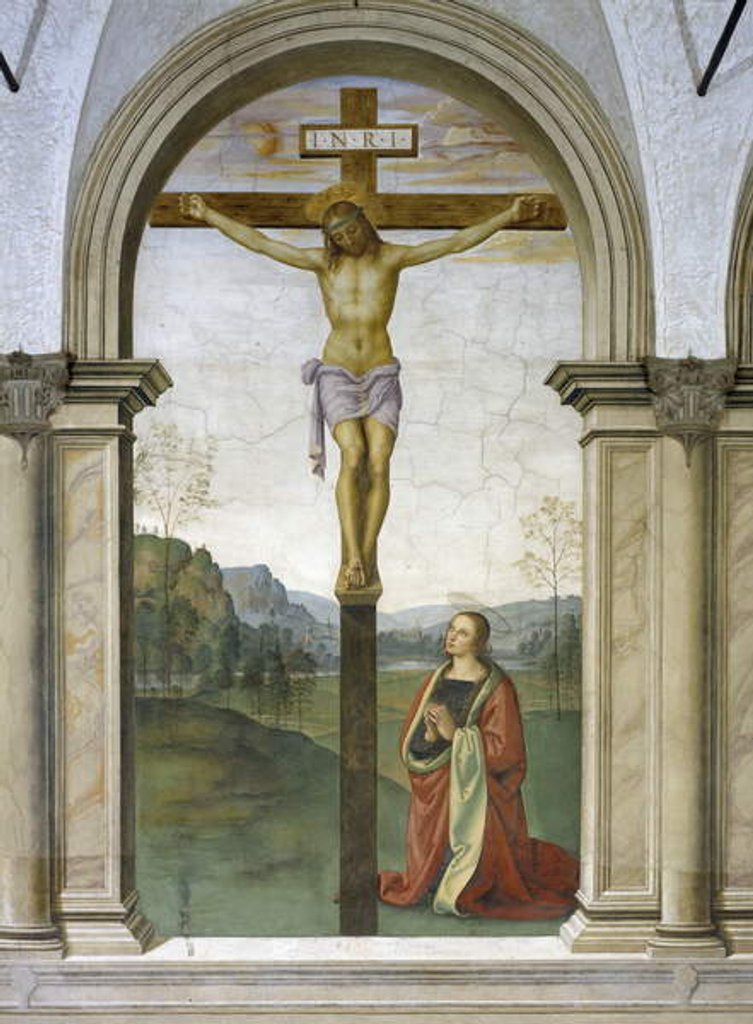 Detail of The Crucifixion, 1494-96 by Pietro Perugino