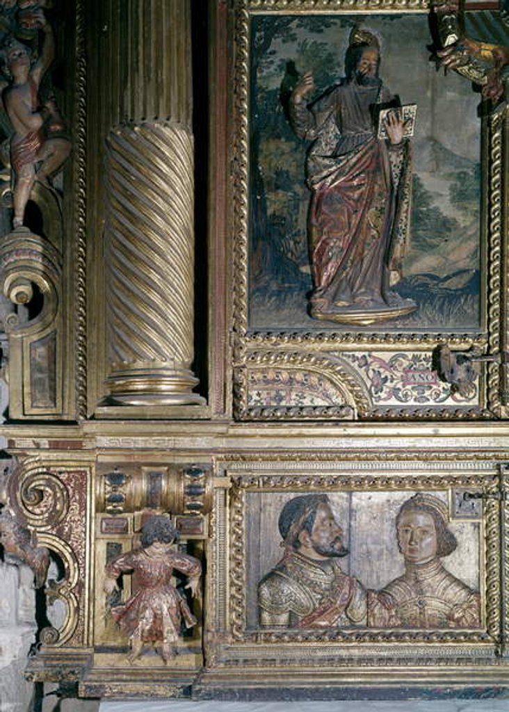Detail of Detail of a reliquary altar by Alonso de Mena