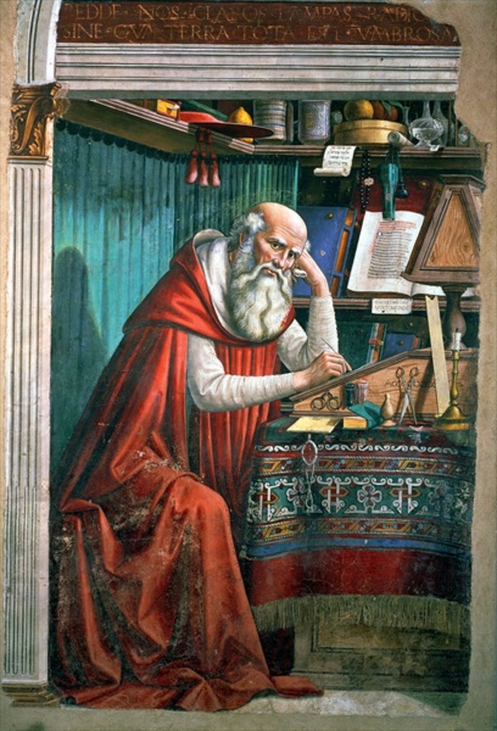 Detail of St. Jerome in his Study, 1480 by Domenico Ghirlandaio