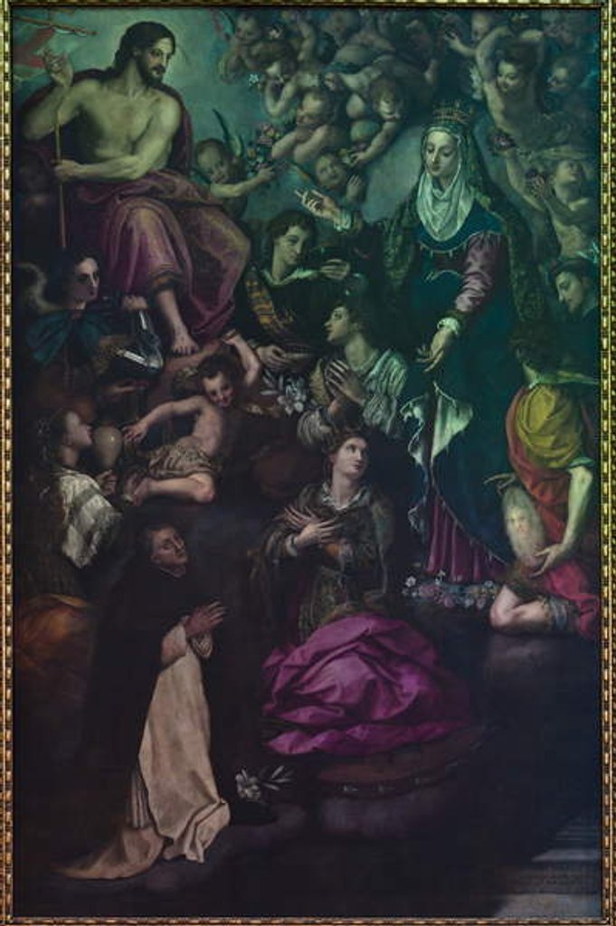 Detail of The Vision of St. Hyacinth by Alessandro Allori