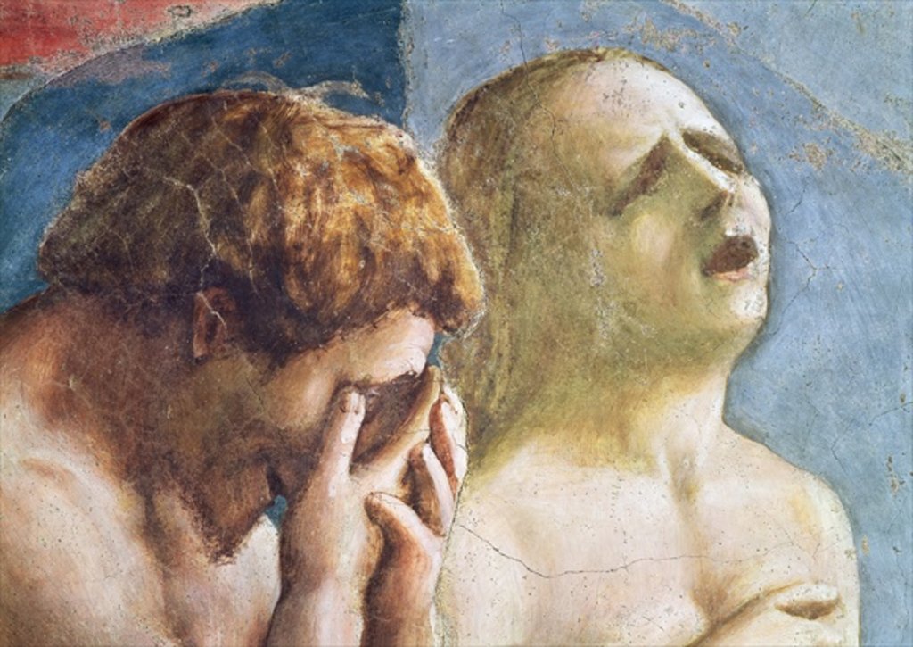 Detail of Adam and Eve Banished from Paradise, c.1427 by Tommaso Masaccio