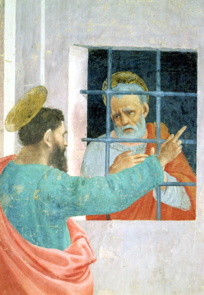 Detail of St. Peter Visited in Jail by St. Paul, c.1480 by Filippino Lippi