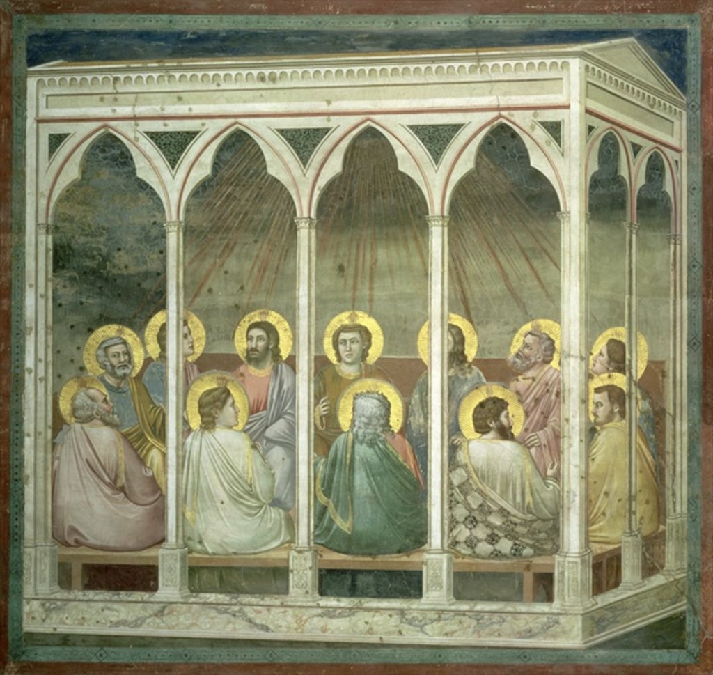 Detail of The Pentecost, c.1305 by Giotto