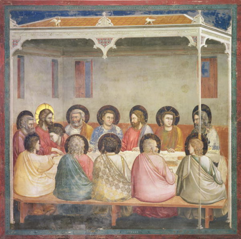 Detail of The Last Supper, c.1305 by Giotto
