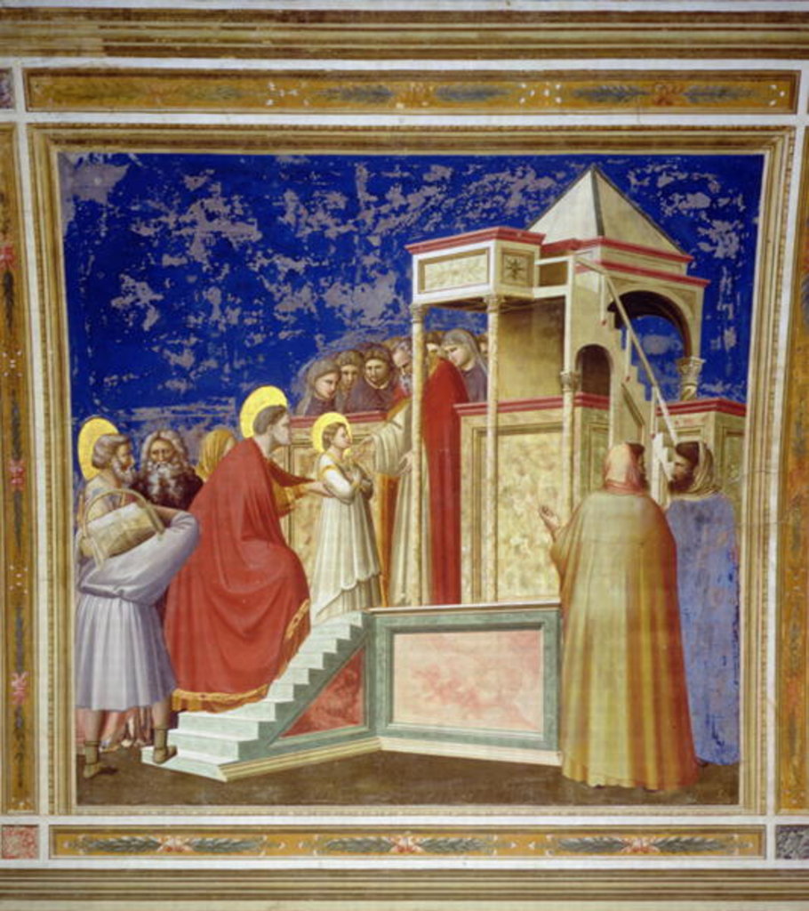 Detail of The Presentation of the Virgin at the Temple, c.1305 by Giotto