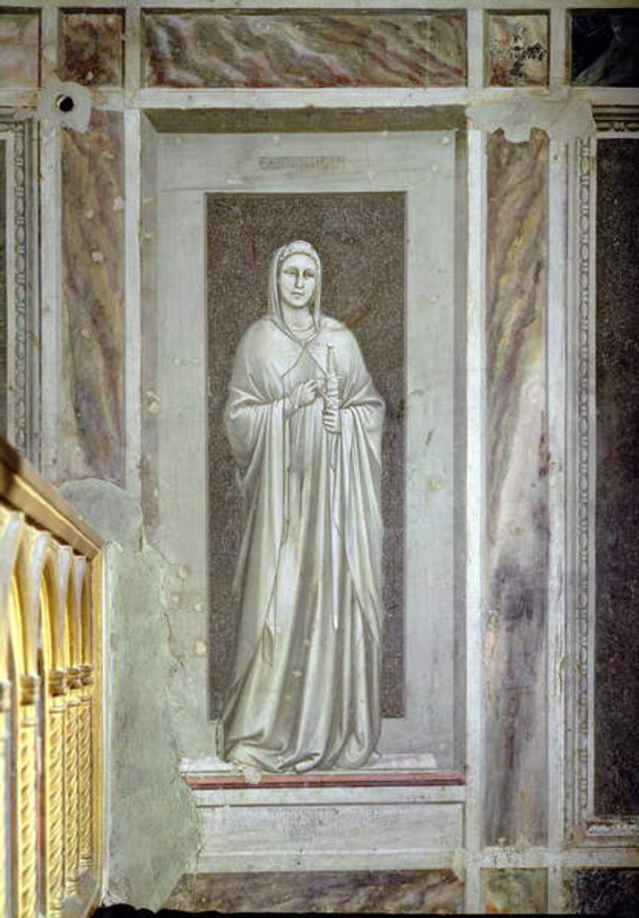 Detail of Temperance, c.1305 by Giotto