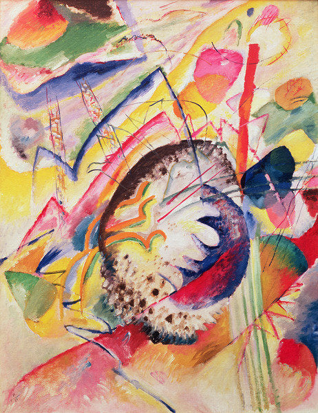 Detail of Large Study, 1914 by Wassily Kandinsky