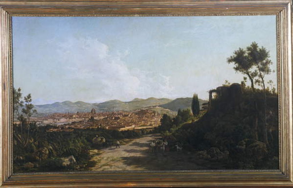 Detail of View of Florence from Bellosguardo by T. Smith