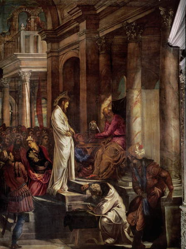 Detail of Christ before Pilate, c.1566-67 by Jacopo Robusti Tintoretto