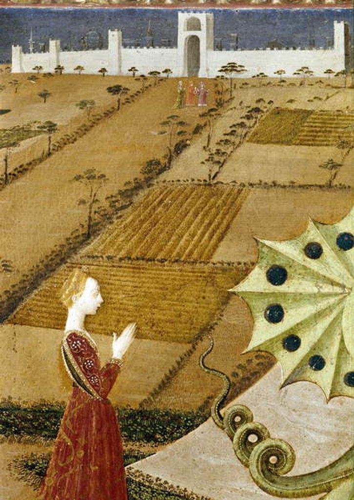 Detail of St. George and the Dragon by Paolo Uccello