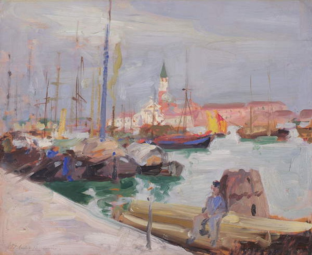 Detail of Venice, c.1910 by Francis Campbell Boileau Cadell