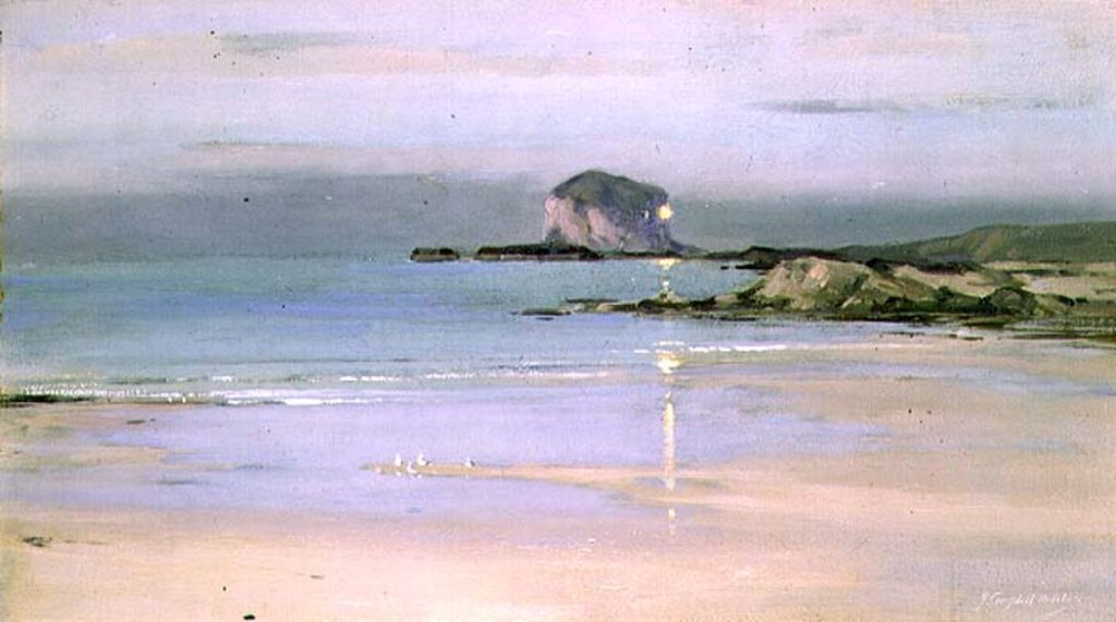 Detail of Bass Rock by John Campbell Mitchell