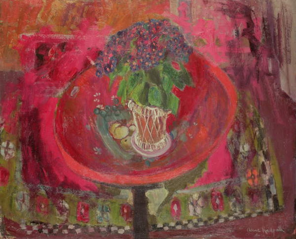 Detail of The Red Tray by Anne Redpath